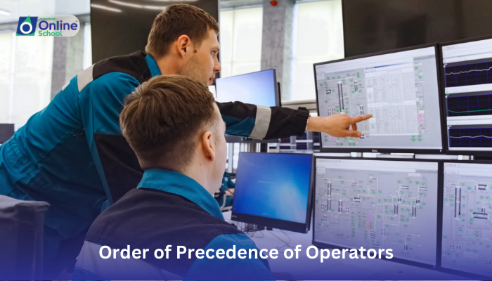 Lesson 19: Order of Precedence of Operators